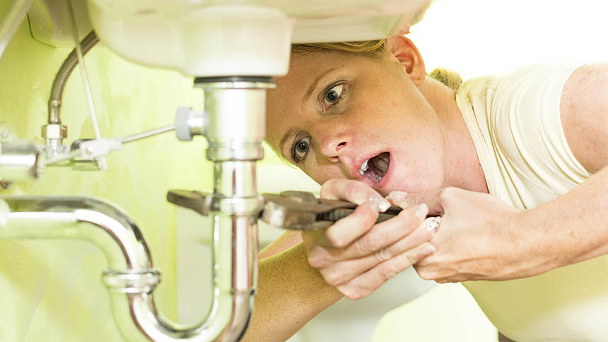 Fixing a sink