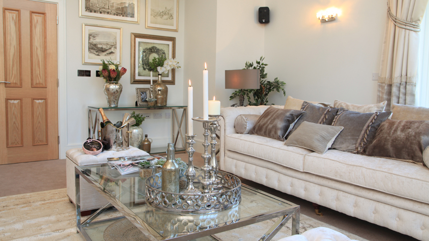 Elegant living room in Harrogate