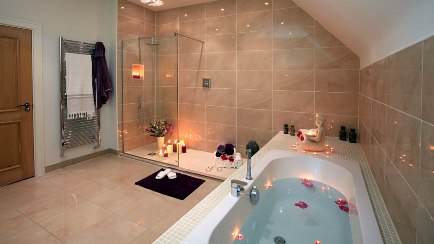 Luxury bathroom at Harrogate