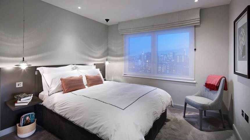 City Wharf bedroom