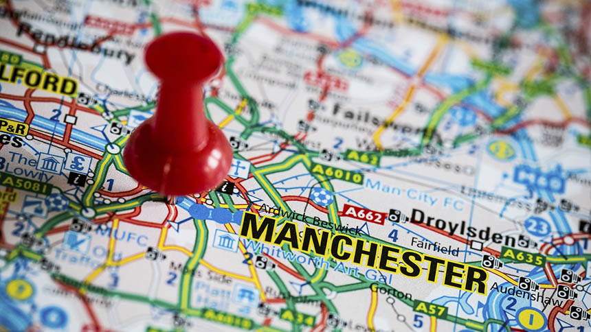 Manchester map