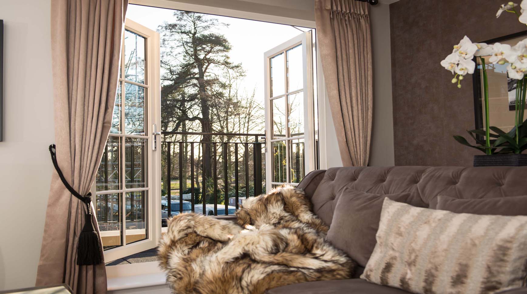 Basswood balcony