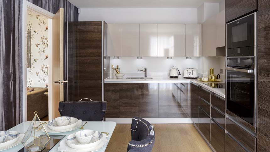 Kilburn Quarter kitchen (Network Homes)