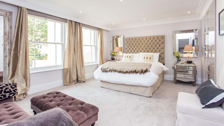Magnolia House master bedroom (Aquinna Homes)