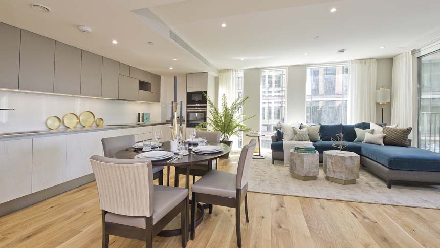 Paddington Exchange living area (Network Homes)