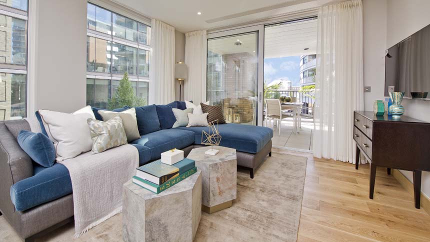 Paddington Exchange living area