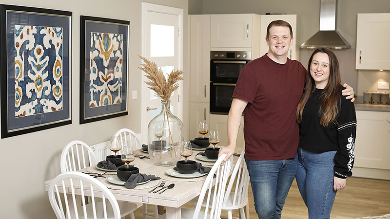 Ian Greenwood and his fiancée Charlotte