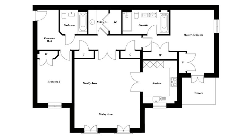 Kingswood Apartments floorplan