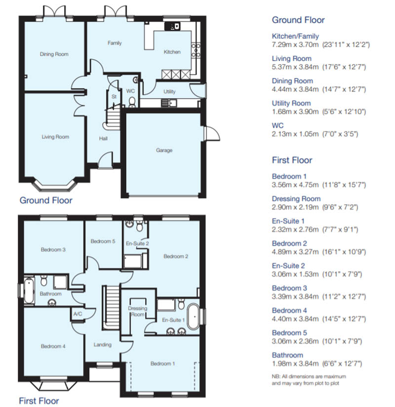 The Knightsbridge floor plan