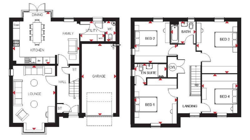 The Haltwhistle floorplan