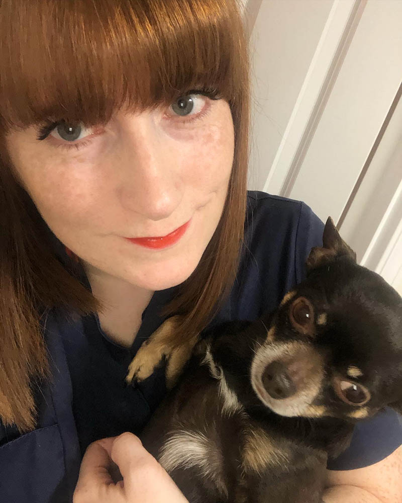 Sarah Denmead and Cyril