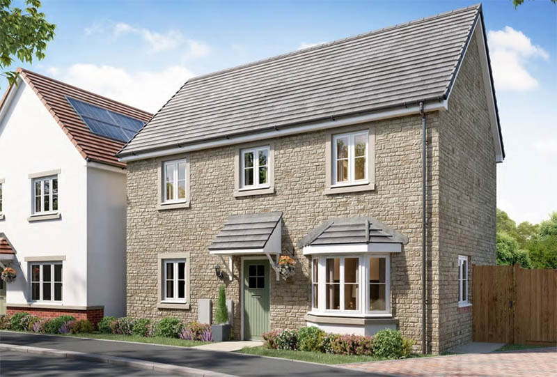 'The Honeybourne' house type at Mendip Gate