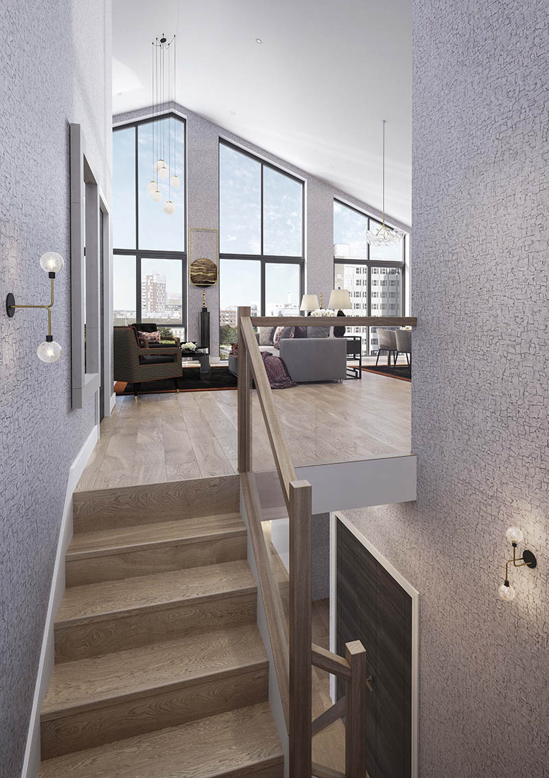 Loft-style apartment at Snow Hill Wharf