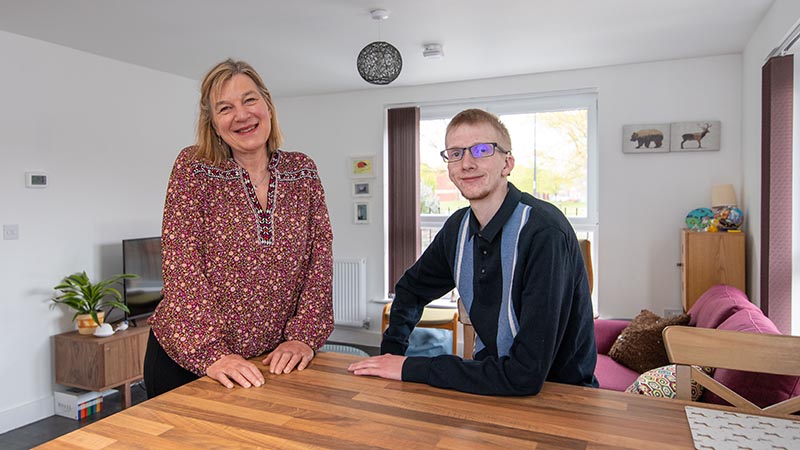 Stephen Crofts and mum