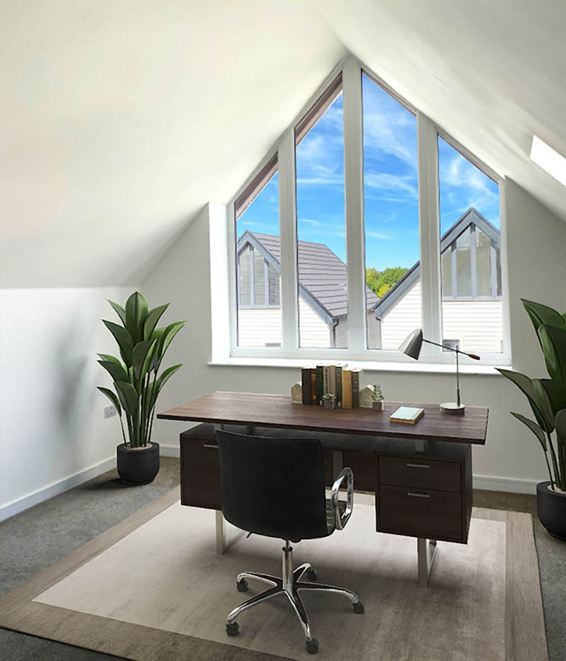Living room in ‘Andover’ style home