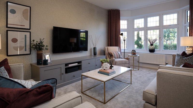 A Redrow show home