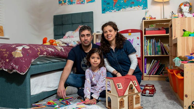 Javier, Isabel and Ana Gabriela