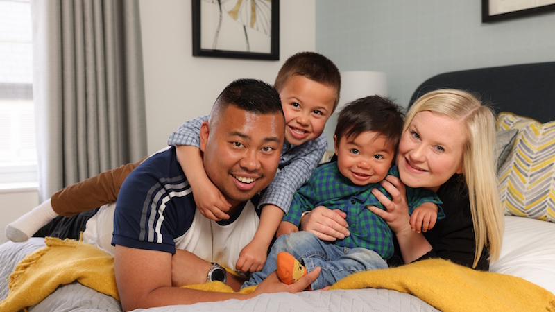 The family at SO Resi Camberley