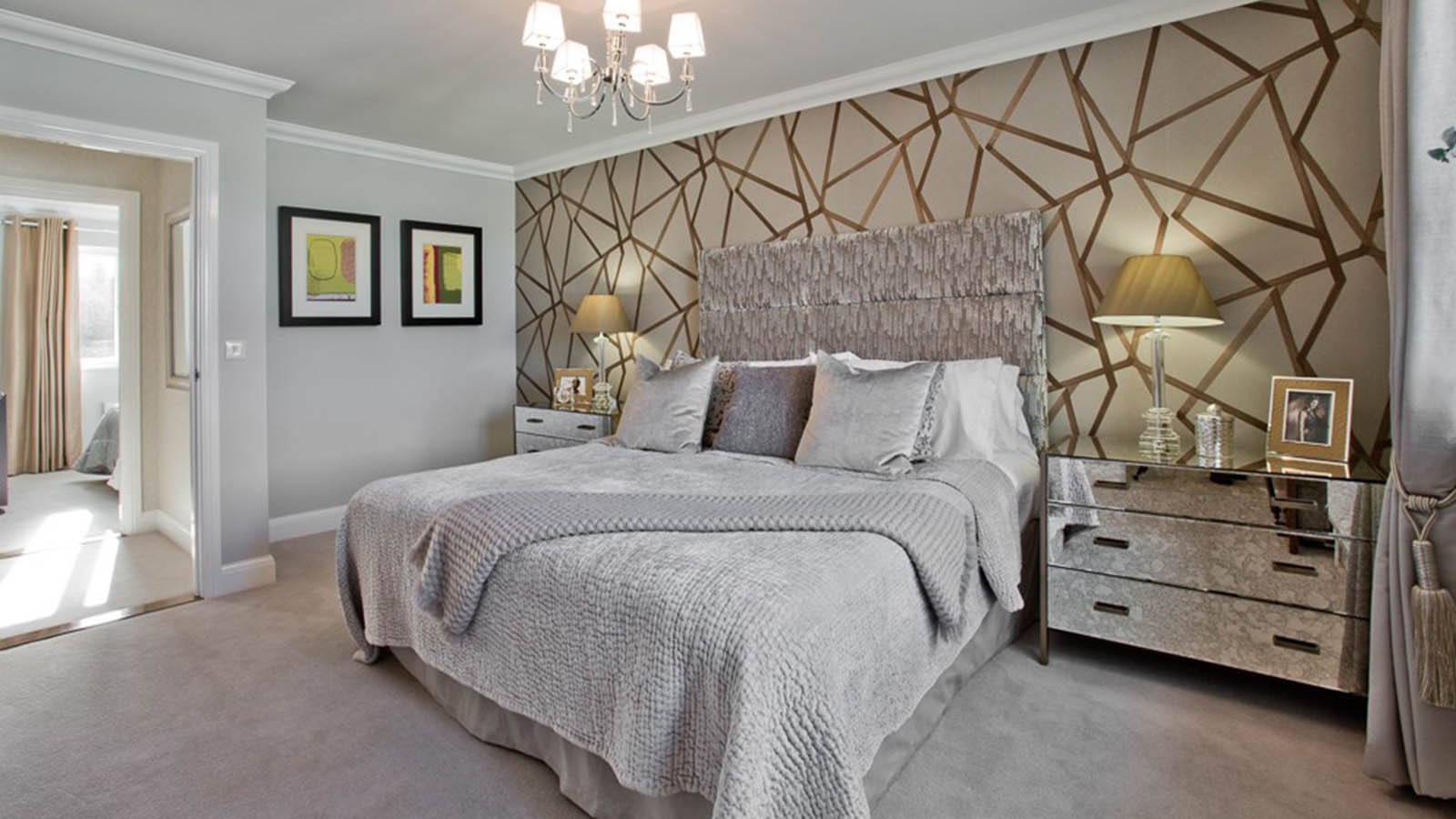 Show home bedroom