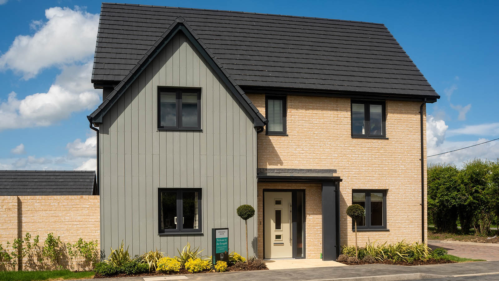 The four-bedroom ‘Evergold’ show home