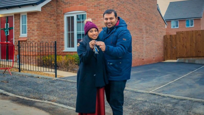 Anupam and Shrabanti at Belle Vue Place