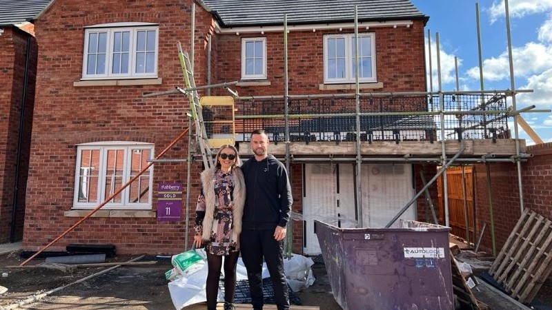 Faye and Rob at Cherry Meadows (Ashberry Homes)