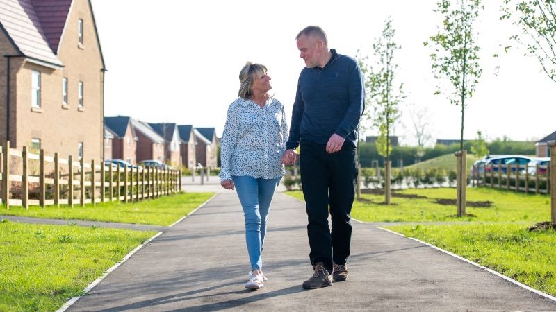 Tom and Mandy at Fernwood Village (David Wilson Homes)