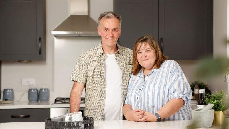 Joanna and Colin at Clipstone Park (Barratt Homes)