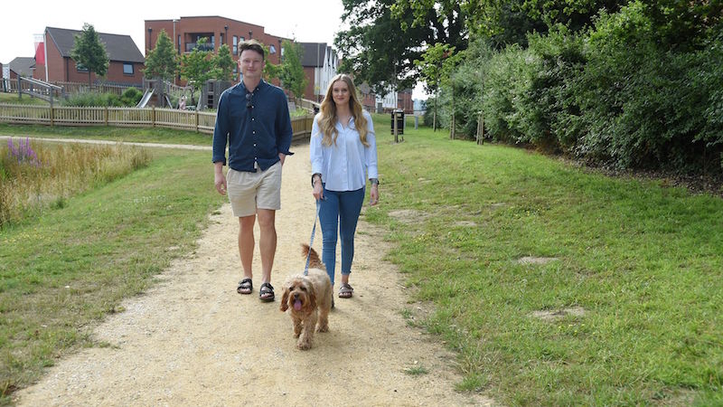 Aneurin and Heather at Whiteley Meadows (Whiteley)