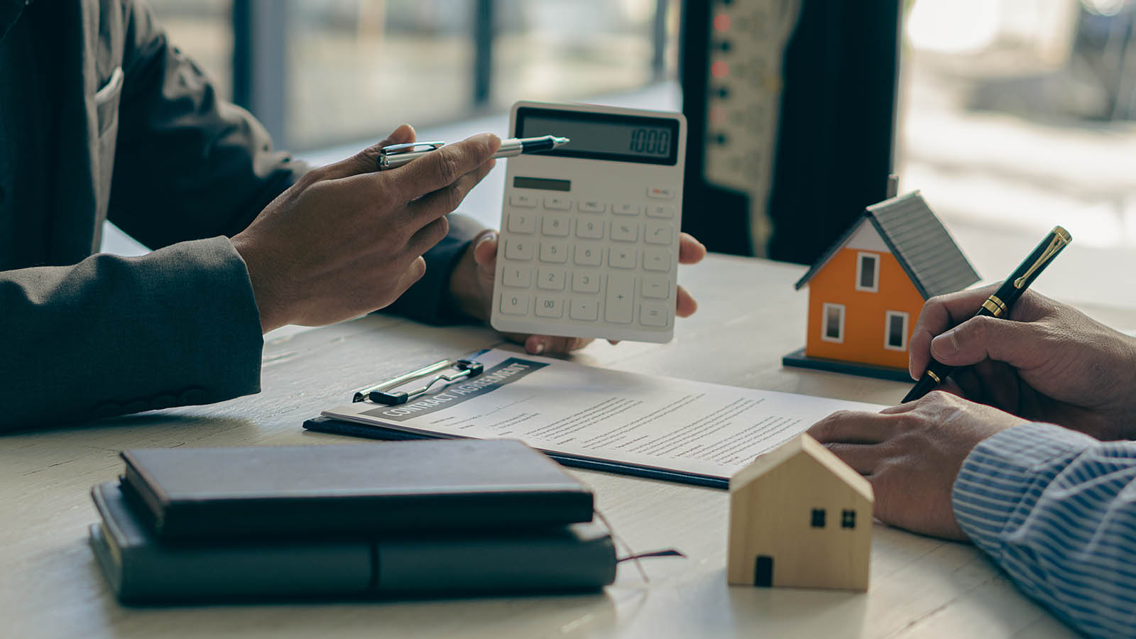 Calculator and home