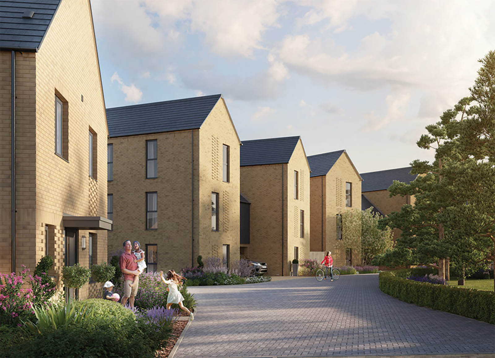 Street scene at Stonebond at Wintringham