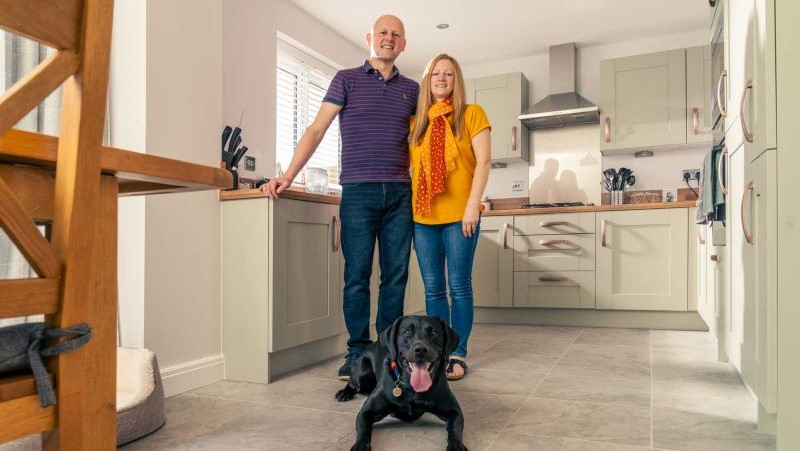 Laura and Chris at Kings Manor (Chestnut Homes)