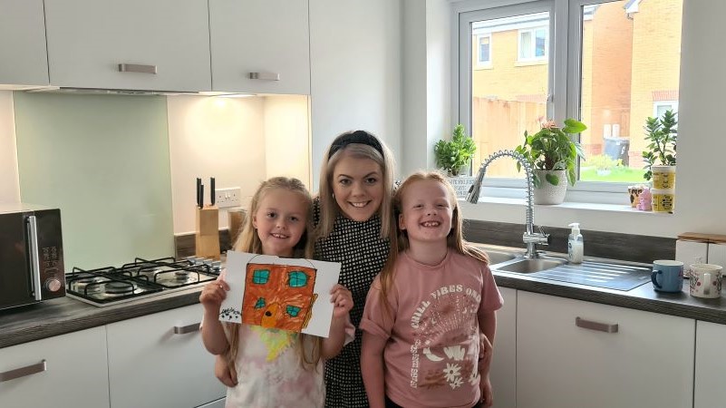 The family at The Ridings (Prospect Homes)