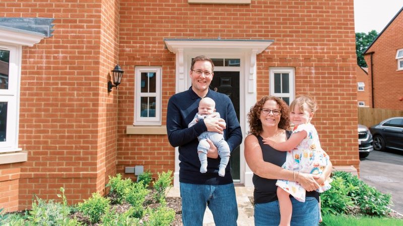 The family at Forest Walk (David Wilson Homes)