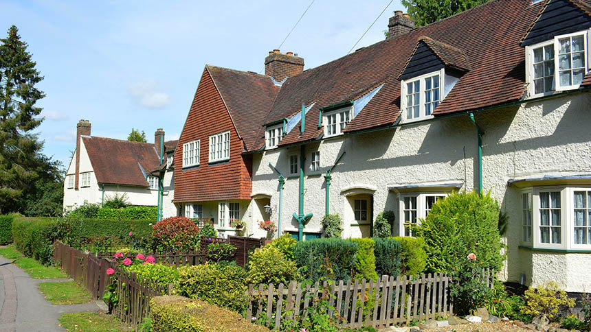 Houses in Letchworth 