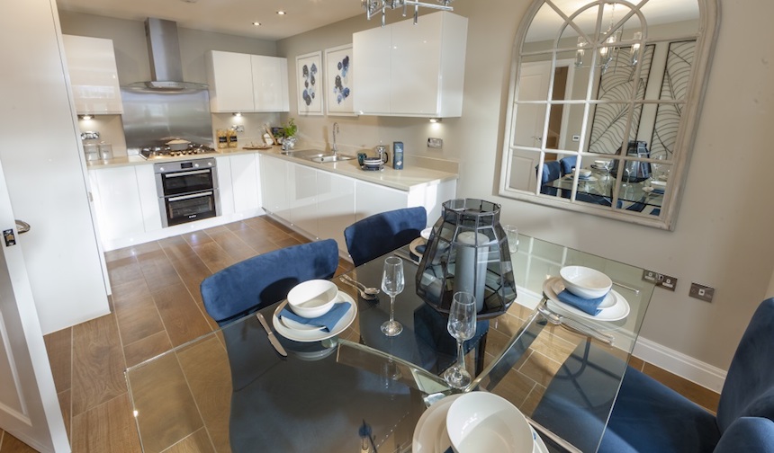 The Mill show home kitchen