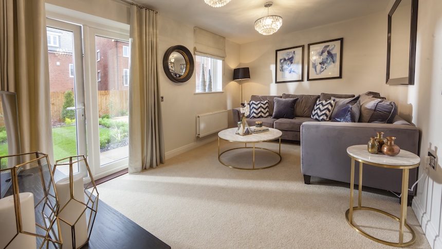 The Mill show home lounge