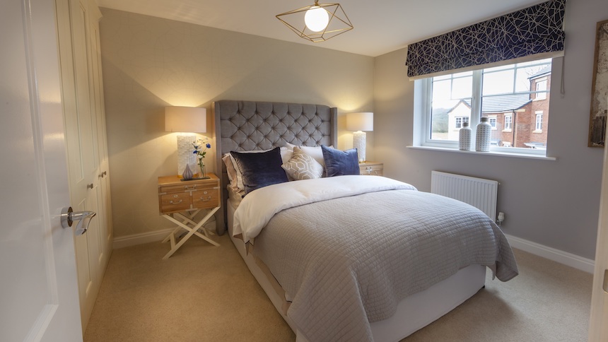 The Mill show home second bedroom